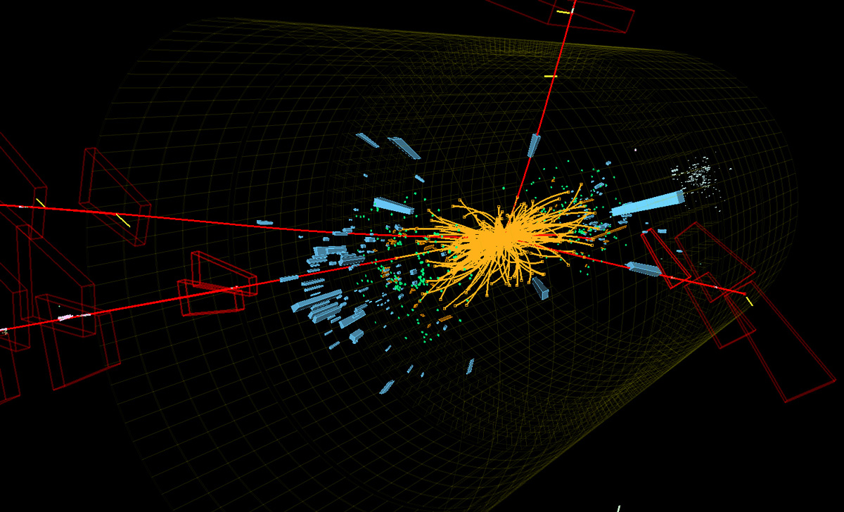 evento del bosone di higgs