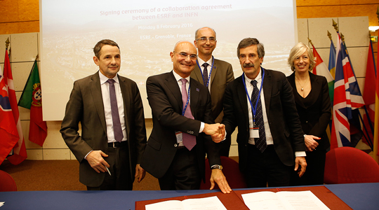 Firma Accordo ESRF INFN 2016