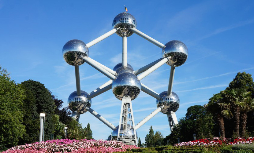 Outside view Atomium Brussels 1024x575