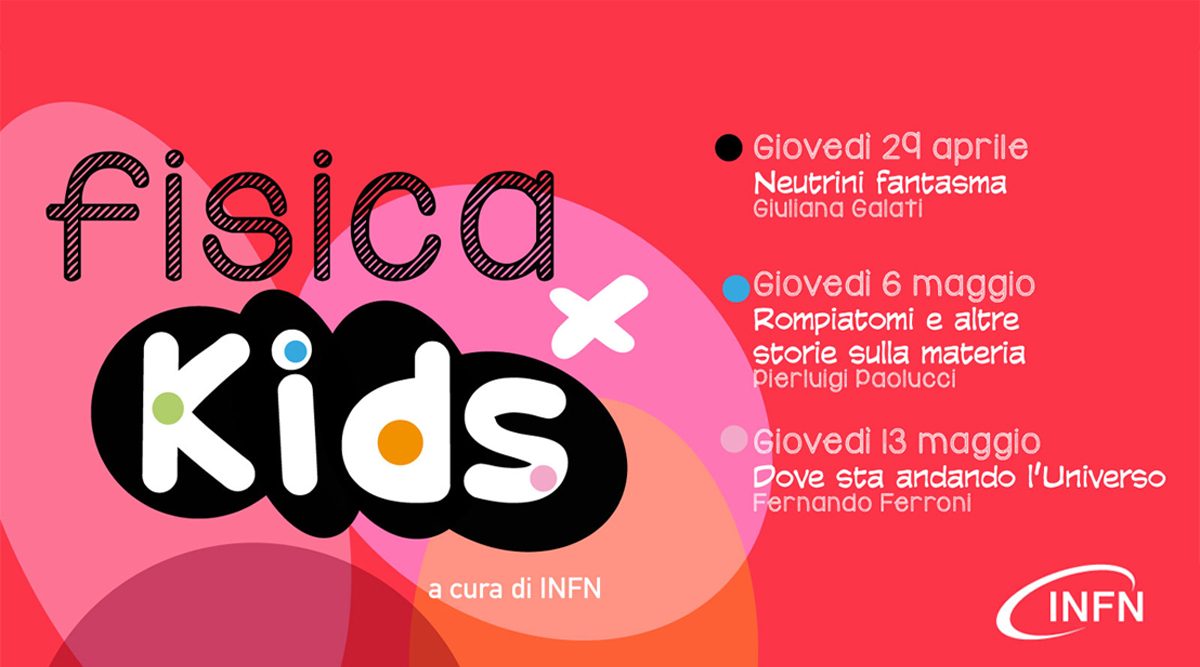 Immagine programma serie di eventi Fisica X Kids