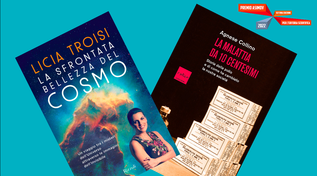 copertine dei libri vincitori del premio asimov