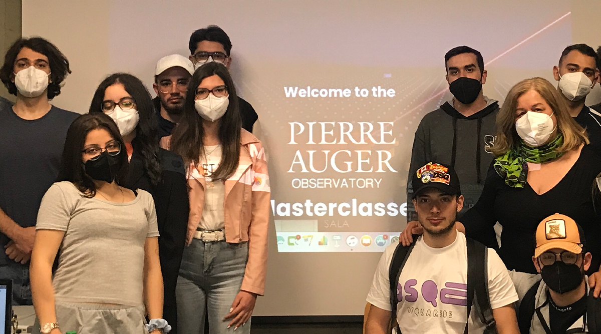 studenti durante la masterclass di Auger del 2022 a Napoli