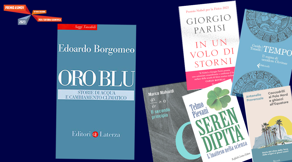 Copertina del libro vincitore del Premio Asimov 2023