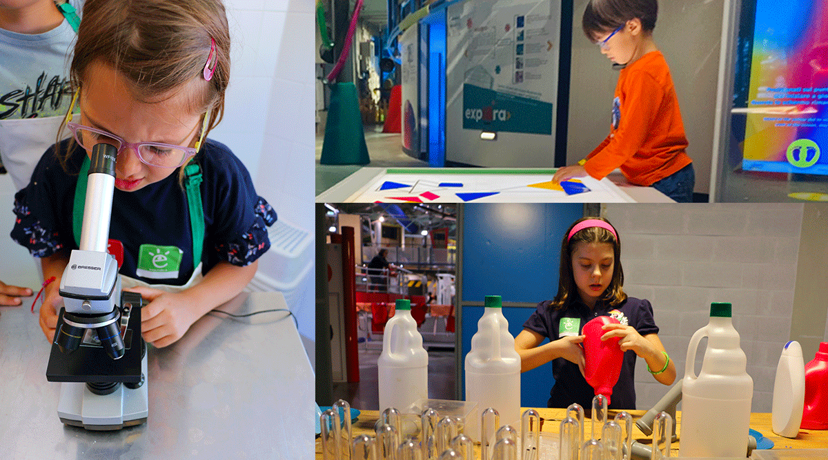 bambini al museo della scienza per bambini