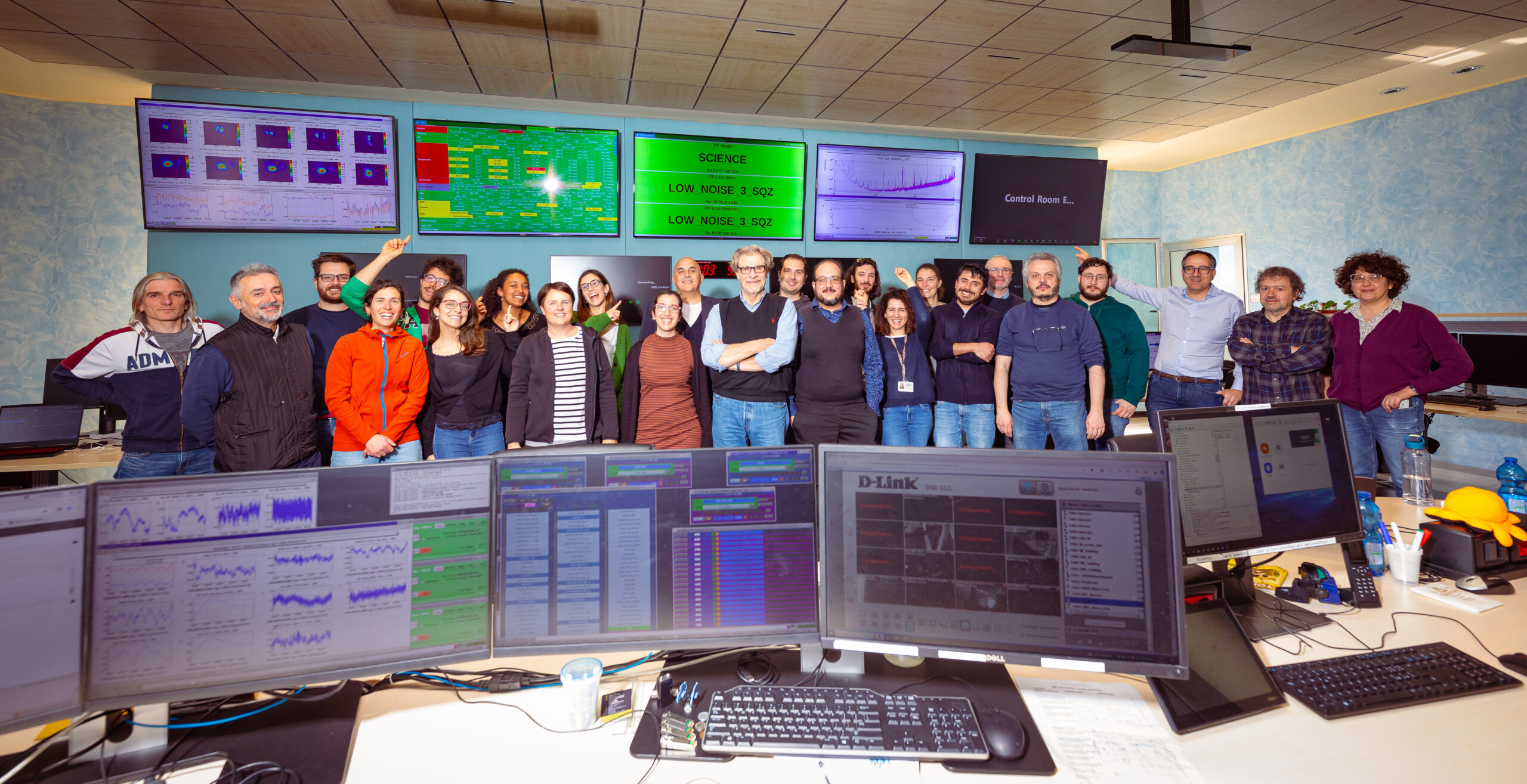 Virgo O4b control room 2024