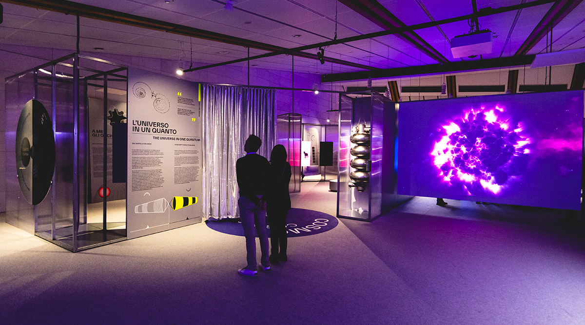 Foto della mostra Quanto al MUSE di Trento