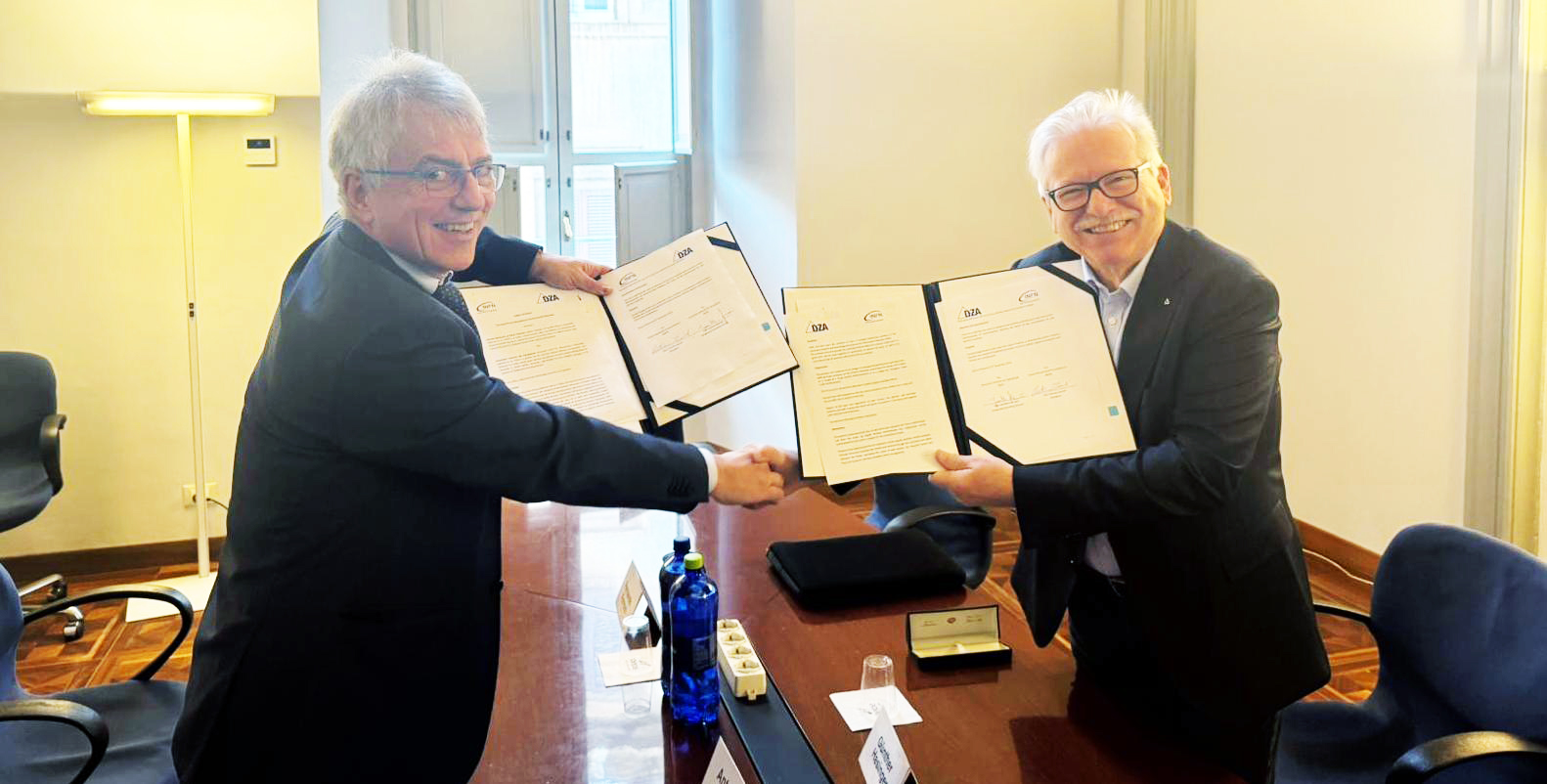 firma lettera intenti INFN DZA